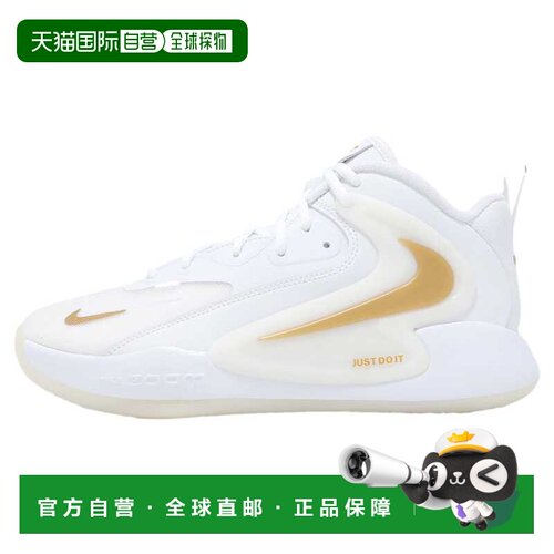 自营Nike Zoom Hyperset 2白色/白色-金属金色FQ7070-104男士-白