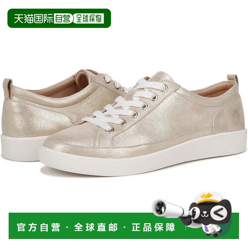 自营Vionic Winny H7773L5-700女式运动鞋美国6金金属皮鞋ZPO3250