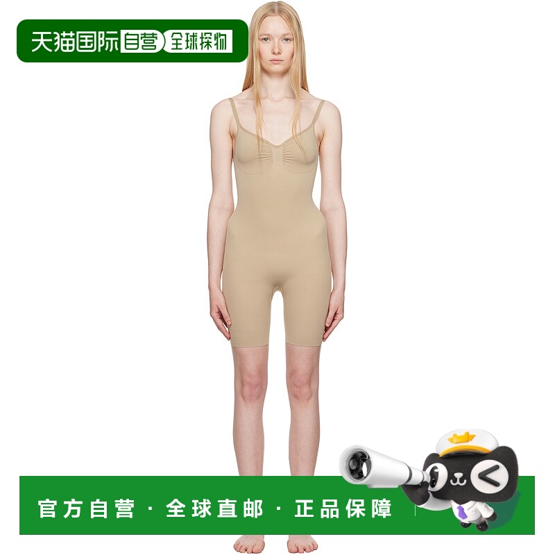 1h可退 香港直邮潮奢 SKIMS 女士 驼色 Seamless Sculpt Mid Thig