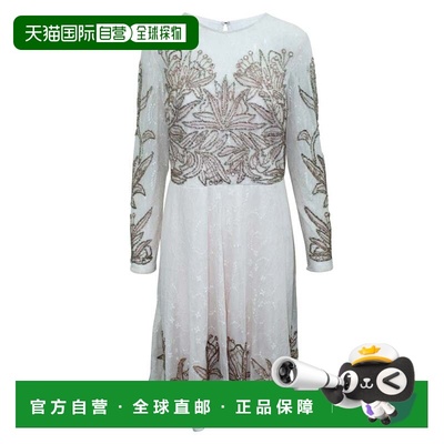 自营Aidan Mattox Silk Cocktail Women's Dress - multicolor 美