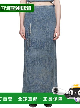 1h可退 香港直邮潮奢 Diesel 迪赛 女士 蓝色 De-Megan-Fsg 牛仔