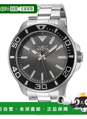 自营Invicta Men's Pro Diver 46mm Silver Tone Quartz Watch -