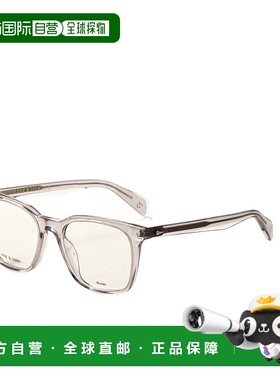 自营Rag & Bone Men's Grey Crystal 53mm Opticals - grey cryst