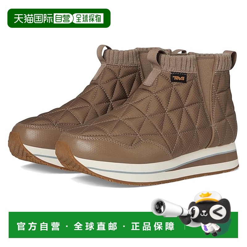 1h可退 香港直邮潮奢 Teva 女士 REEMBER MID 防水台短靴