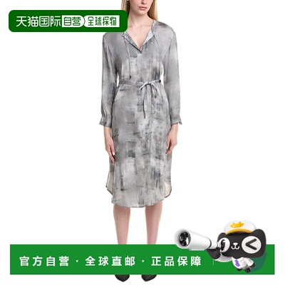 自营Peserico Midi连衣裙-灰色 美国奥莱直发