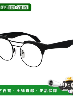 自营yohji yamamoto山本耀司女士光学女式镜架-黑色 美国奥莱直发