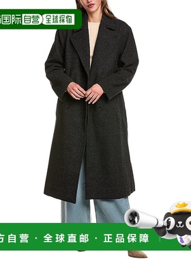 自营Proenza Schouler White Label Ronan Wool-Blend Coat - bla