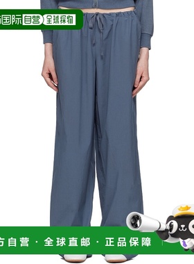 1h可退 香港直邮潮奢 SKIMS 女士 蓝色 Cotton Poplin Straight L