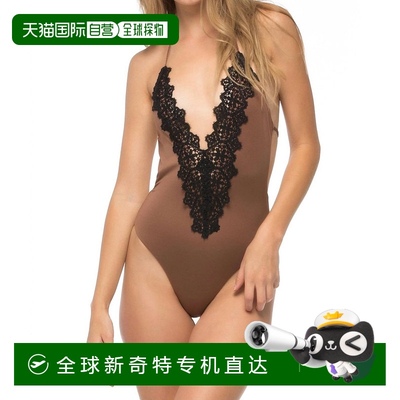 自营 blue lifeMirage Halter One Piece棕色 【美国奥莱】直发