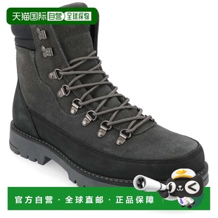 自营Territory Dunes防水系带踝靴-灰色 美国奥莱直发男鞋