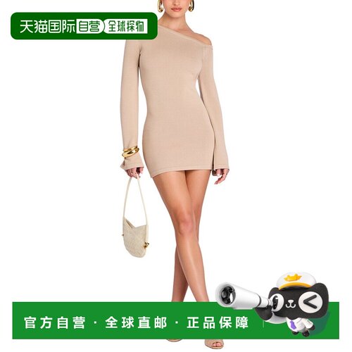 自营ser.o.yaSEROYA Koa Mini Dress - beige 美国奥莱直发