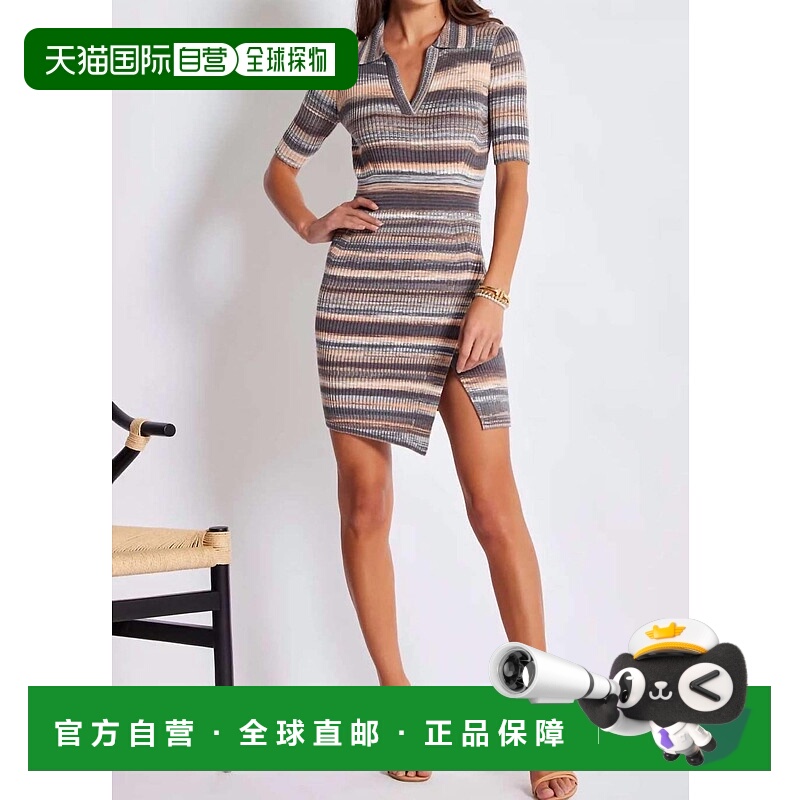 自营 bishop + youngFemme 棕色毛衣裙 - 棕色 美国奥莱直发