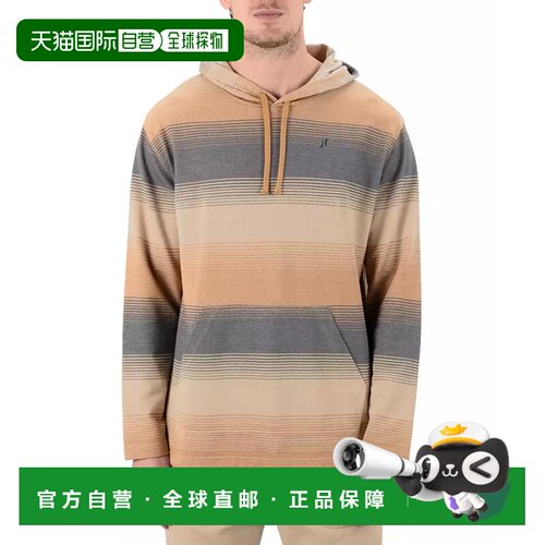 1h可退 【美国直邮】hurley 男士 帽衫运动夹克衫外套卫衣
