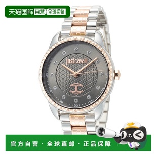 Gold Women Watch Quartz Tone 34mm SET Cavalli 自营Just