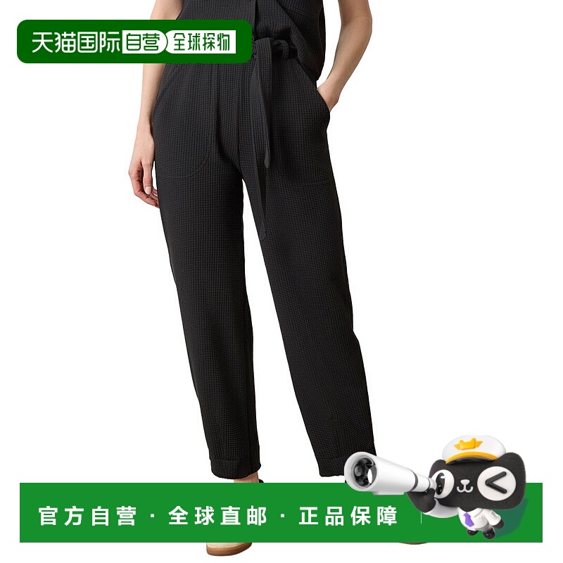 自营Lilla P Belted Pant - black 美国奥莱直发卫裤休闲裤
