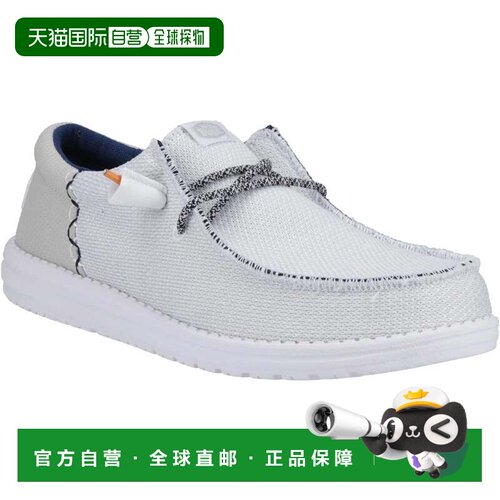 自营Hey Dude Wally Funk Open Mesh 40898-143 Men's White Slip