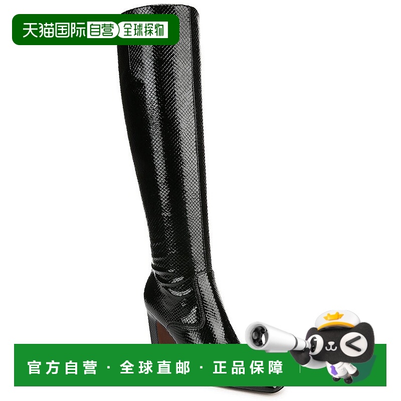 自营 Franco Sarto Bowman宽小腿靴-黑色 美国奥莱直发女靴