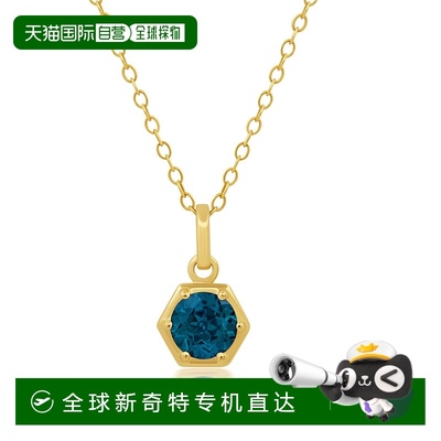 自营nicole miller14k Yellow Gold Overlay over Sterling Silve