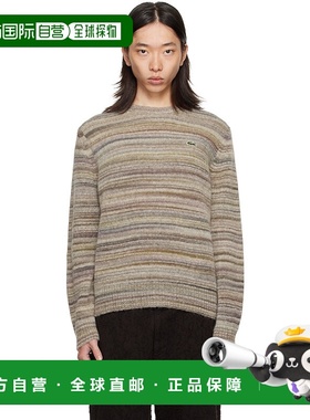 1h可退 香港直邮潮奢 Lacoste 法国鳄鱼 男士 灰色 Knit Wool Alp