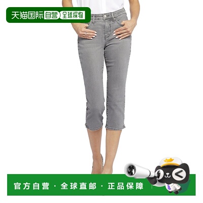 自营 NYDJ 直筒 Palmas 短款牛仔裤 - 多色 美国奥莱直发直筒裤