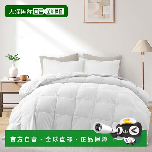 自营peace nest全年羽绒混纺被子羽绒被衬料软套 - 白色 美国奥莱