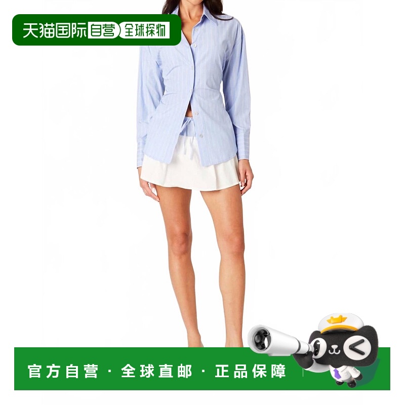 自营 nia朱尔斯纽扣衬衫在Chambray-Chambray 美国奥莱直发