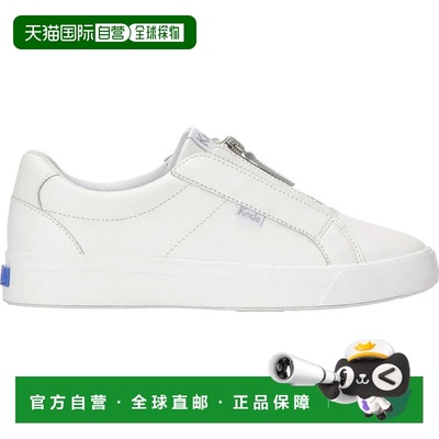 自营Keds Pursuit Zip Sneaker White  KW-PRZIP-6-110 Women's -