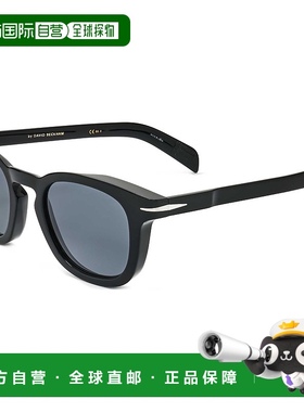 自营 david beckham大卫 贝克汉姆男式49毫米灰色太阳镜-黑色 美