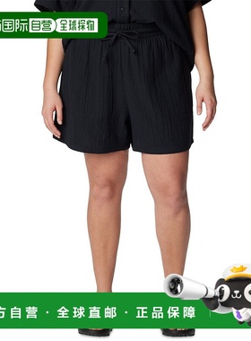 自营Columbia Holly Hideaway Breezy Shorts Womens  Black Cott