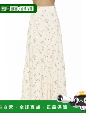 自营 alexia admorHalima Skirt - ivory ditzy floral 美国奥莱
