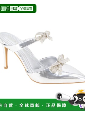 自营bcbgenerationBCB代Bardia泵-银色 美国奥莱直发高跟鞋