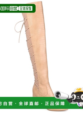 自营 Journee Collection 女式 Tru 舒适泡沫宽小牛 Valorie 靴子