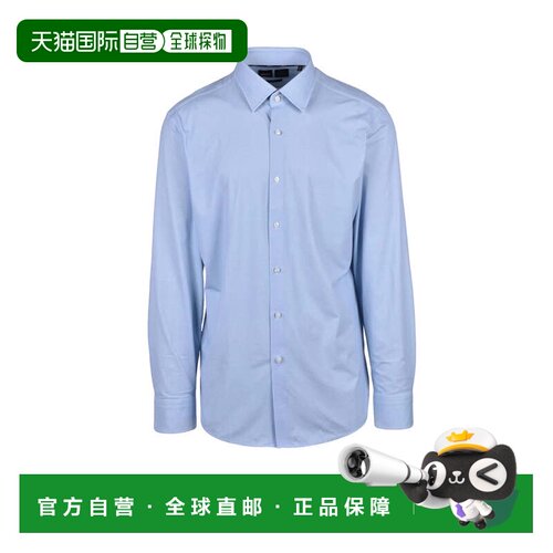 自营bossStretch Shirt - Light Blue - blue 美国奥莱直发