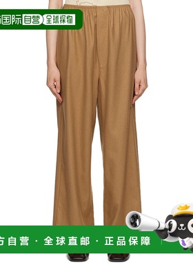 1h可退 香港直邮潮奢 Baserange 女士 棕色 Stoa 长裤 TRST休闲裤