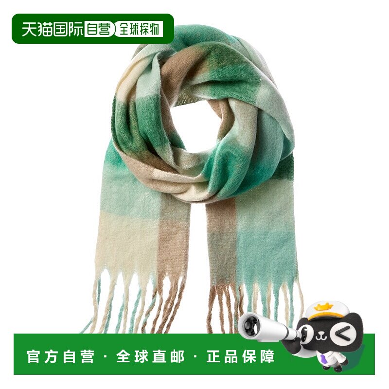 自营La Fiorentina Plush Scarf - Beige 围巾美国直发奥莱