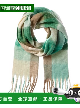 自营La Fiorentina Plush Scarf - Beige 围巾美国直发奥莱