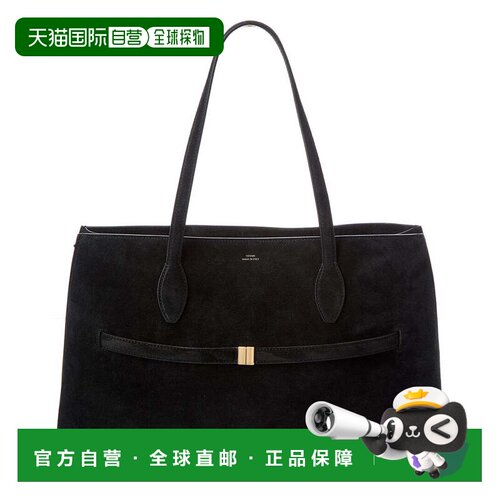 自营TOTEME Lounge Suede TOTE - BLACK 托特包美国直发奥莱