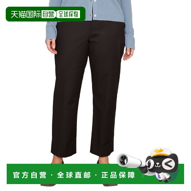 自营 vince文斯香烟裤-黑色 美国奥莱直发裤子休闲裤阔腿裤