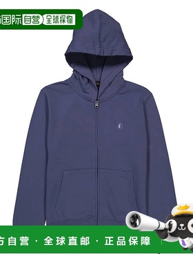 自营 Save The Duck儿童烟蓝色Clee Gage拉链连帽衫-烟蓝色 美国