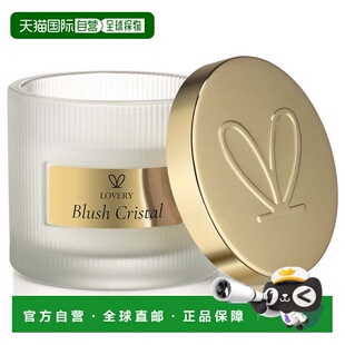 自营Lovery Blush水晶大豆蜡烛–带有花香琥珀味的奢华香烛，4.5-
