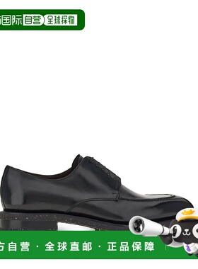 自营salvatore ferragamoFerragamo Leather Derby-Shoes - black