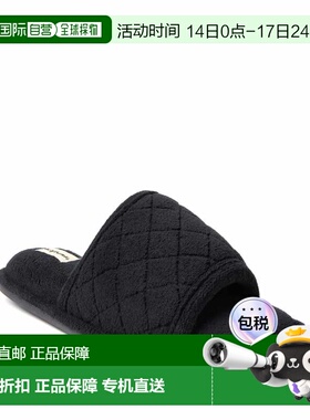 自营Dearfoams Women's Beatrice Quilted Microfiber Terry Slid