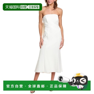 Solid Shoji Midi Dress 美国奥莱直发 自营 white Tadashi