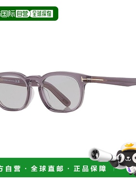 自营 Tom Ford方形全边太阳镜，闪亮灰色镜架和烟镜Ft1122-D20A-