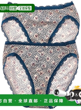 自营b.tempt’d by Wacoal 2pk Inspired Eyelet Hi-Leg - blue