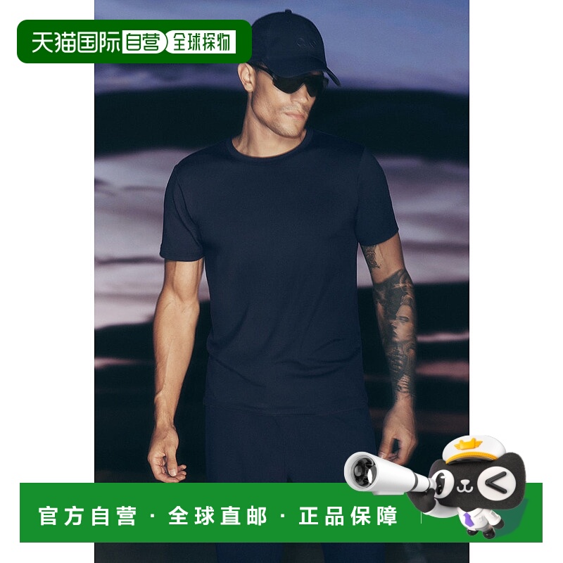 美国直邮AloYoga瑜伽Conquer男士T恤M1205R短袖上衣