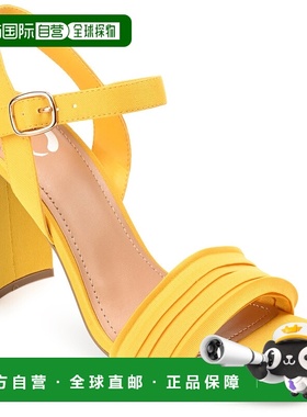 自营 Journee Collection 女式 Tru 舒适泡沫滑雪鞋 - 黄色 美国