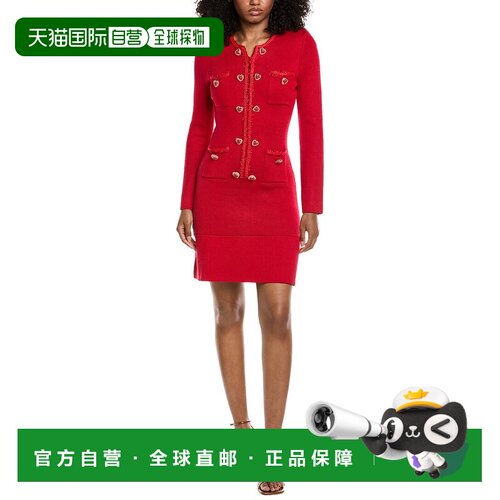 自营Beulah Knit Mini Dress - red 美国奥莱直发
