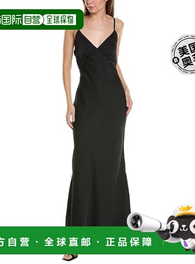 自营 Misha Vida 中长连衣裙 - 黑色 鱼尾裙美国服饰直发奥莱