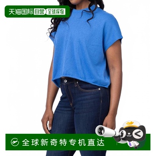 美国奥莱直发 自营 white warren天蓝 天蓝有机棉混纺简易上衣